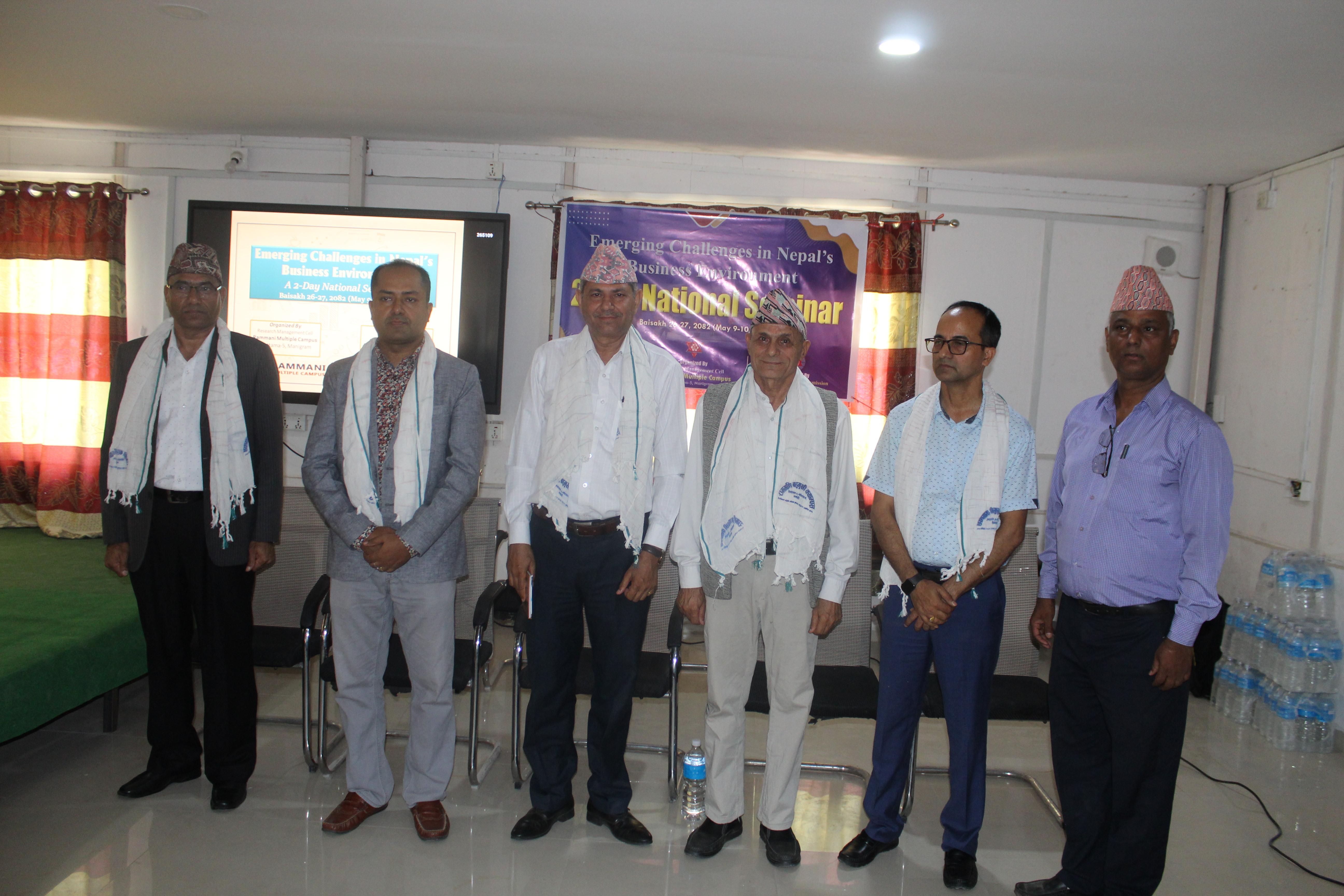 (2082-01-26,27)Emerging challenge in business environment