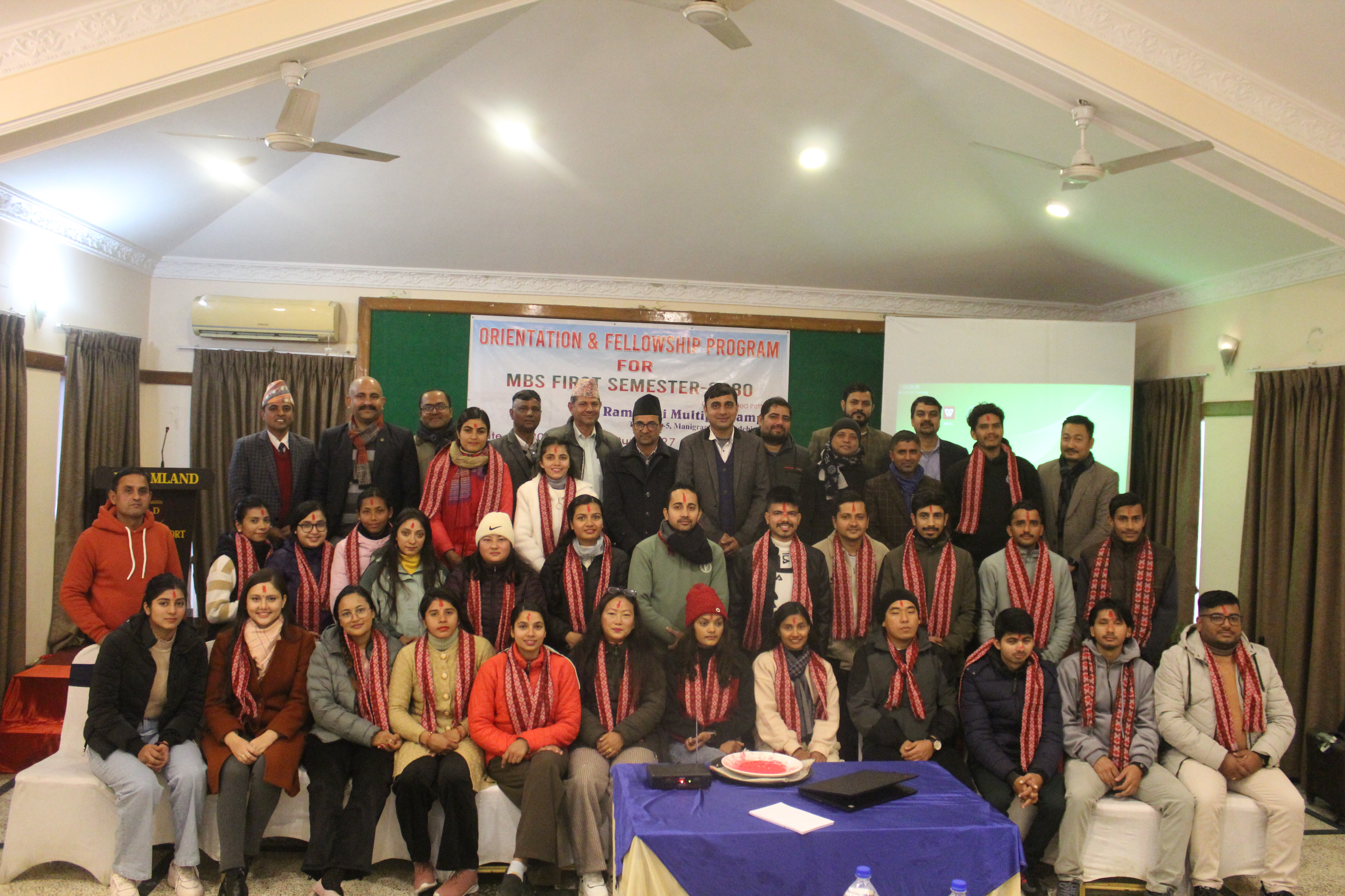 Orientation & Fellowship program for MBS First Semester-2080
